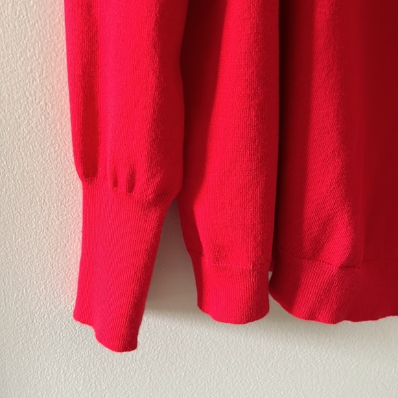 NWT Cyrus Red Ruffle Sweater - Picture 4 of 5